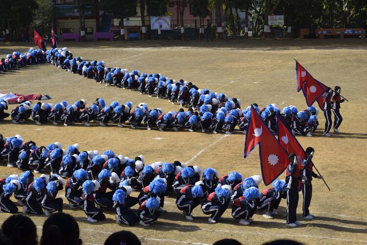 humans' nepal flag